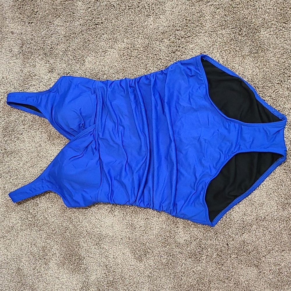 Blue swimsuit